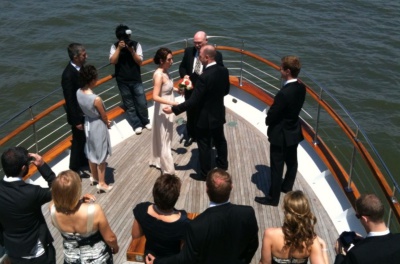 NY Yacht 72 wedding